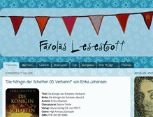 Tablet Screenshot of favolas-lesestoff.ch